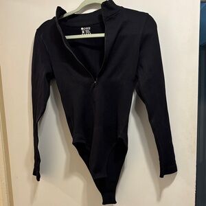 Black Long Sleeve Bodysuit